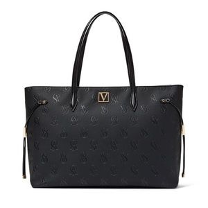 BRAND NEW Victoria's Secret Victoria Carryall Tote in Embossed Monogram